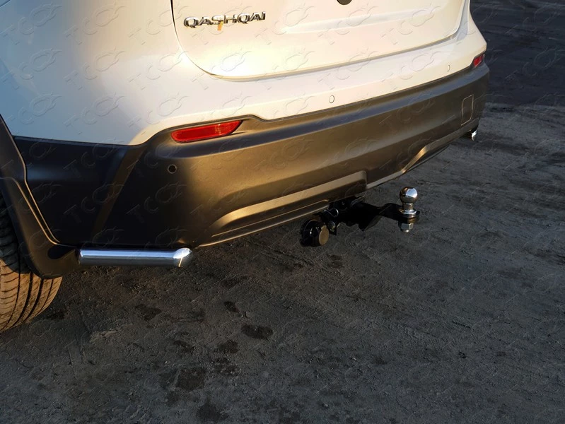 Фаркоп с типом шара Е нерж. для Nissan Qashqai II Рестайлинг