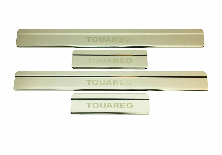Накладки на пороги из нержавеющей стали 4шт. для Volkswagen Touareg II Рестайлинг