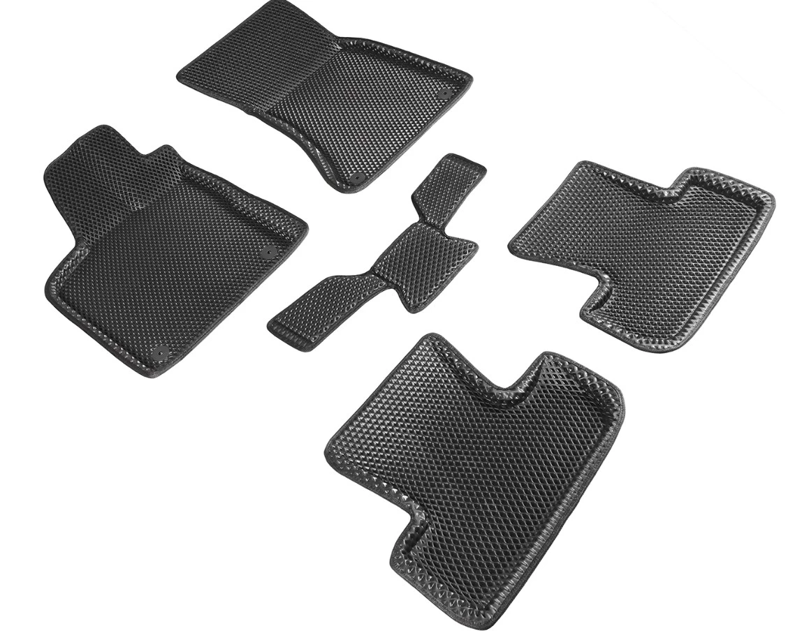 Коврики 3D EVA "РОМБ" для салона для Audi Q5 I (8R) Рестайлинг Черный