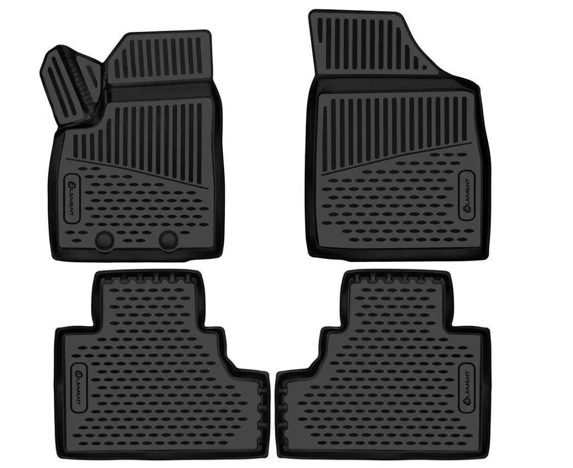Коврики 3D в салон полиуретан 4 шт для Forthing T5 Evo Черный Element ELEMENT3DAN0640210k