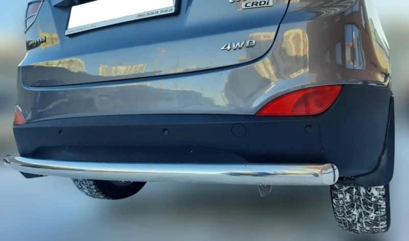 Защита заднего бампера d60 мм для Hyundai ix35 I  Юко HYX35.10.11