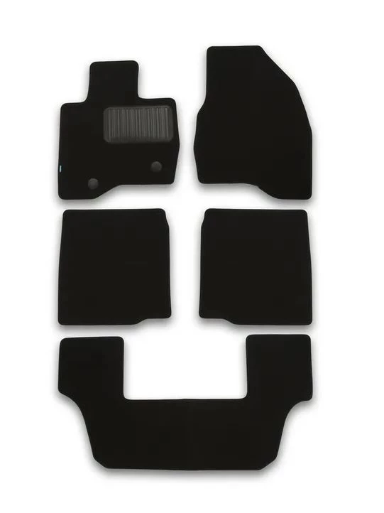 Коврики в салон Klever Premium 5шт для Ford Explorer V Рестайлинг 2 Черный