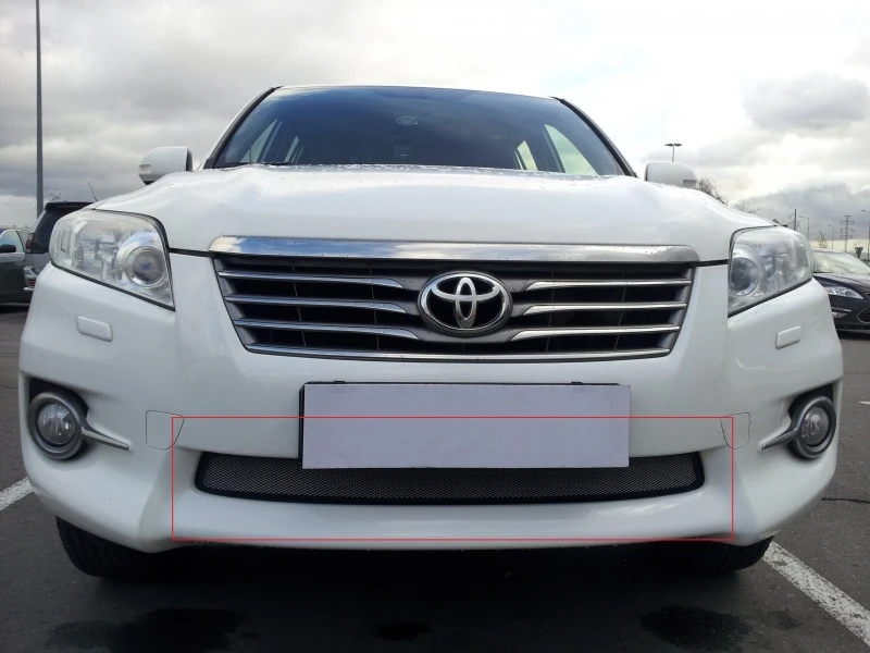 Защитная сетка радиатора для Toyota RAV4 III (XA30) Рестайлинг Хром Стрелка 11 TRAV.chrome