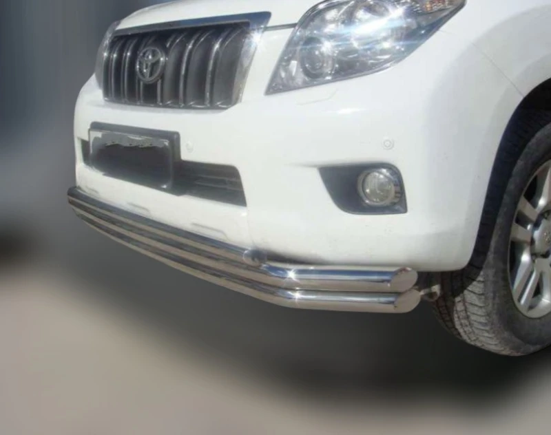 Защита переднего бампера тройная d60/60/42 мм для Toyota Land Cruiser Prado 150 Series  Юко TLCP150.10.06-1