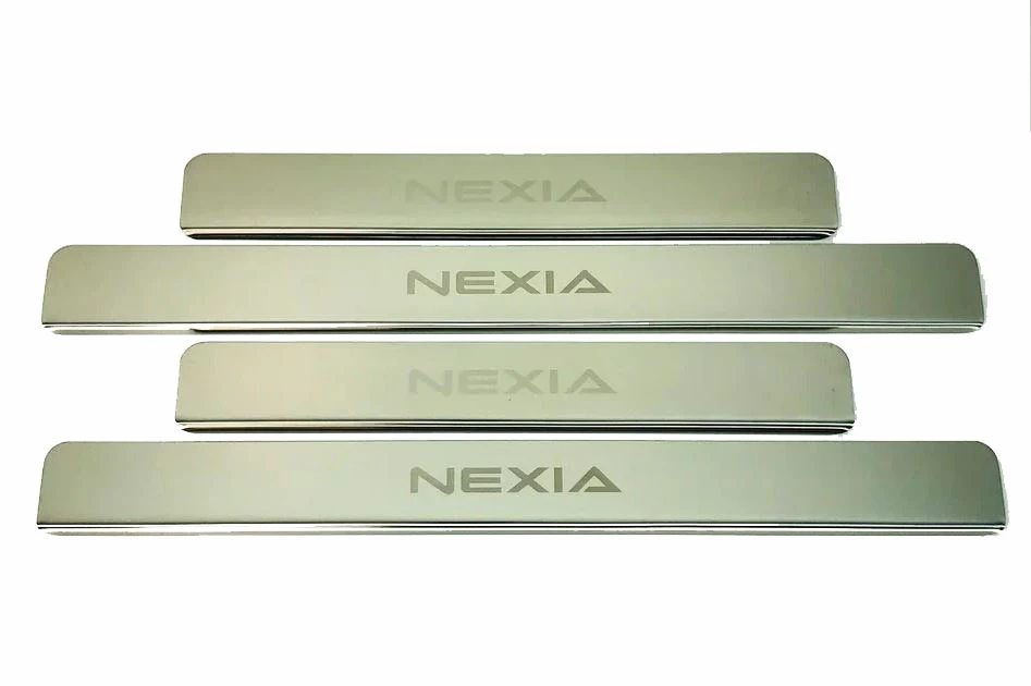 Накладки на пороги из нержавеющей стали 4шт. для Daewoo Nexia I