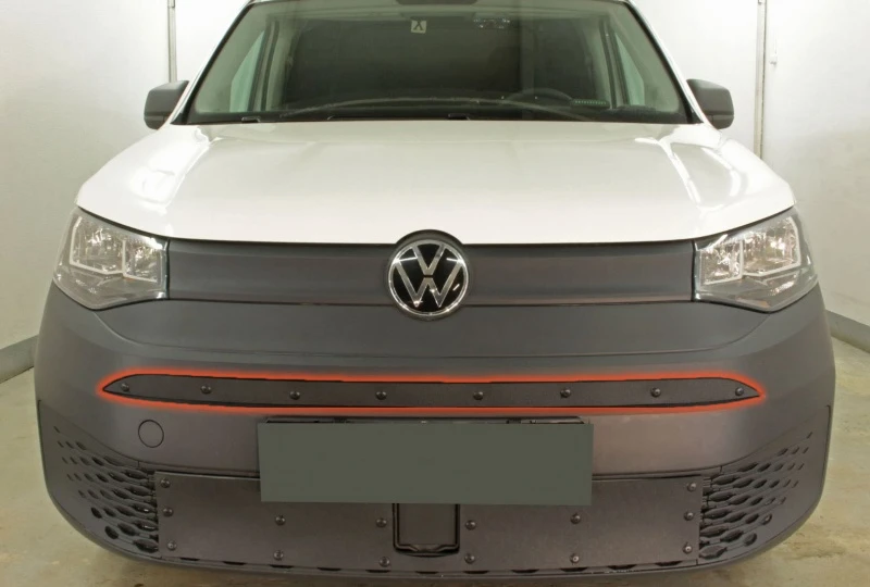 Зимняя заглушка радиатора к съемной сетке верх для Volkswagen Caddy V Черный Стрелка 11 VWCAD20.top