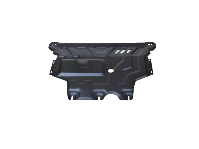 Защита картера и КПП для Volkswagen Tiguan II Черный Alfeco ALF2644ST