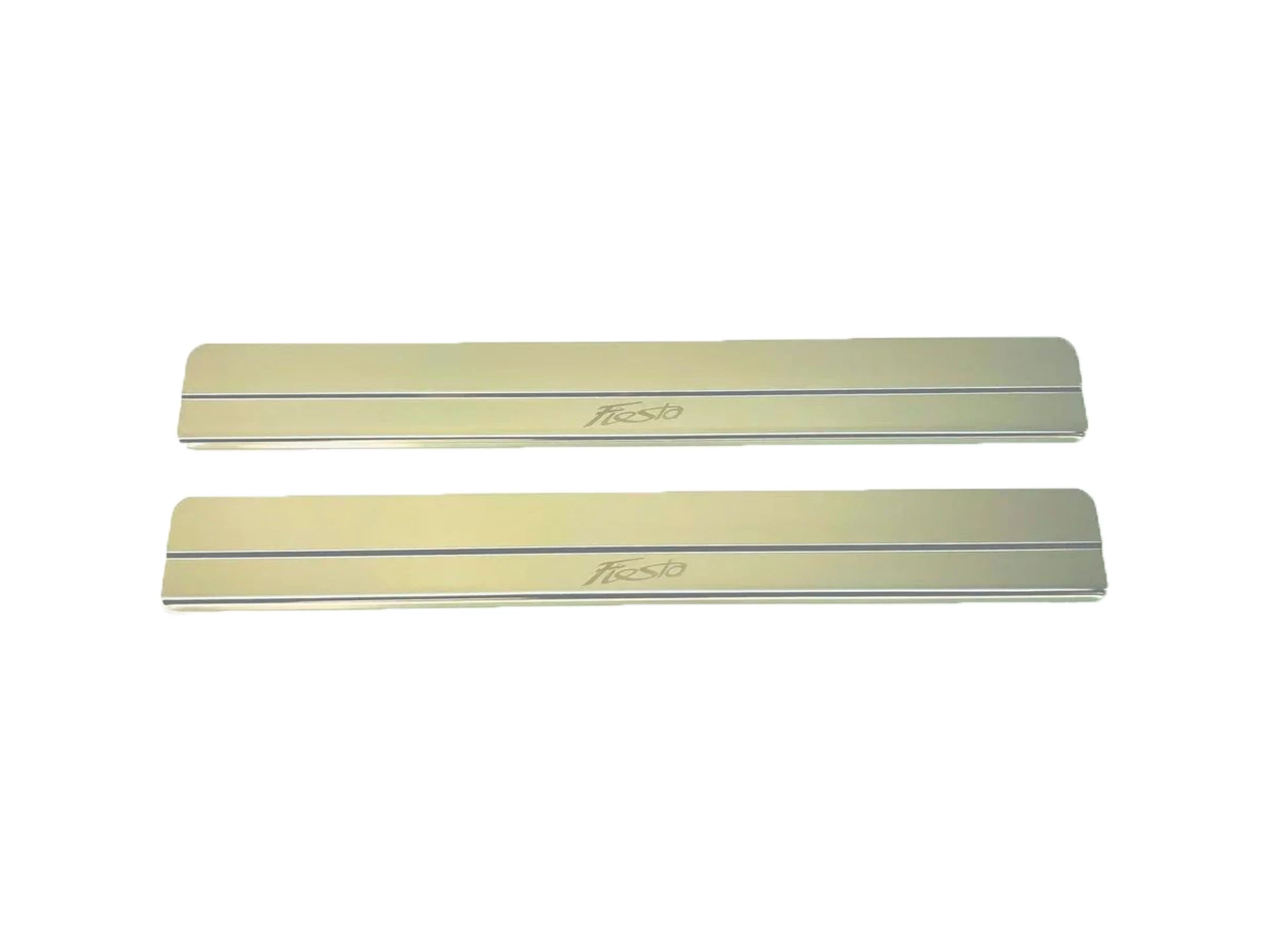 Накладки на пороги из нержавеющей стали 2шт. для Ford Fiesta Mk6 Рестайлинг