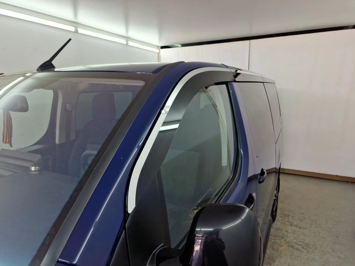 Дефлекторы окон 2D с хром накладками 6 шт. для Citroen SpaceTourer I