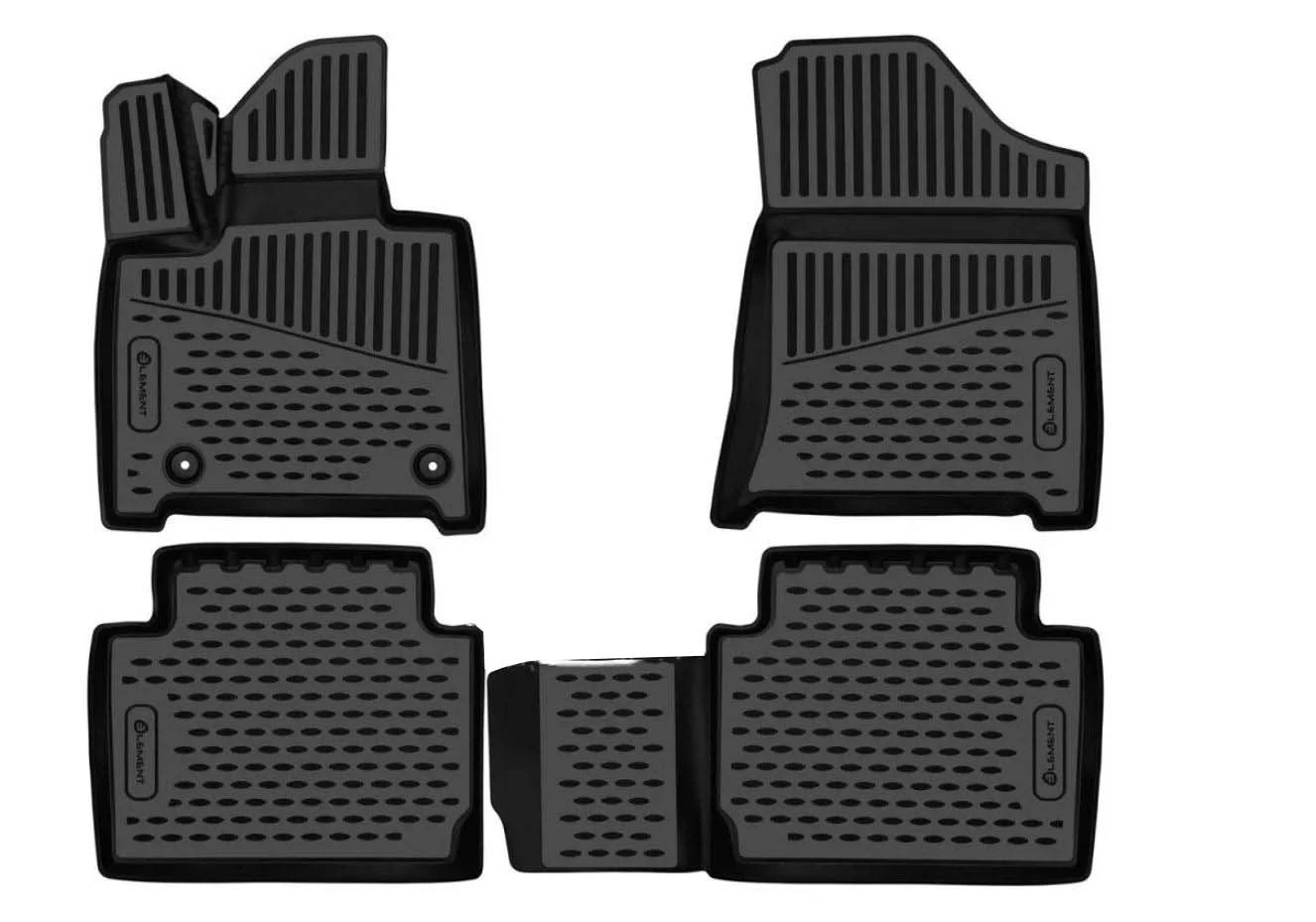 Коврики 3D в салон полиуретан 4 шт для GAC GS4 I Черный Element ELEMENT3DAN1194210k