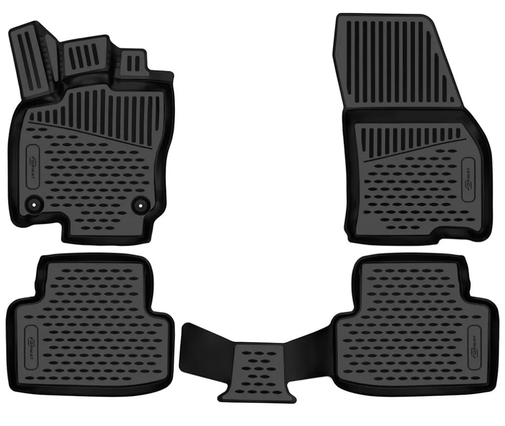 Коврики 3D в салон полиуретан 4шт для Jetta VS5 I Рестайлинг