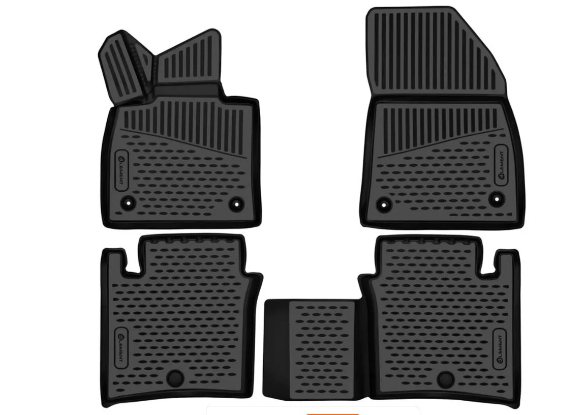 Коврики 3D в салон полиуретан 4 шт для Opel Combo E Черный Element ELEMENT3DA26730210k