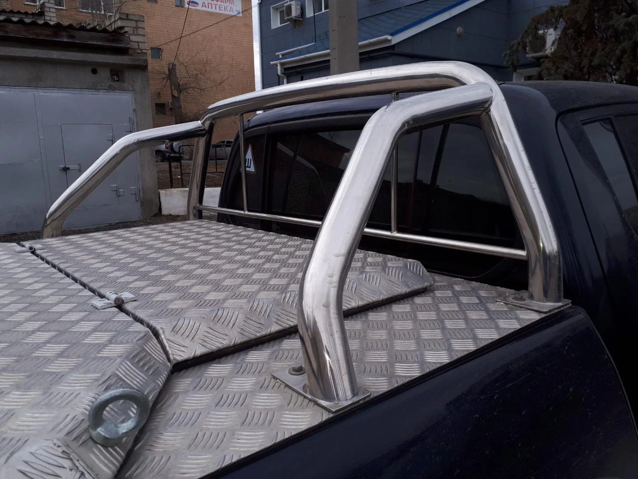 Защитные дуги d76 мм для Mitsubishi L200 V  Юко MSL200.15.90