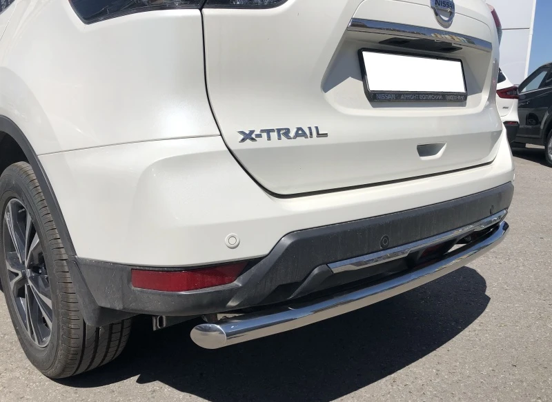 Защита заднего бампера d60 мм для Nissan X-Trail III Рестайлинг  Юко NXT.18.10