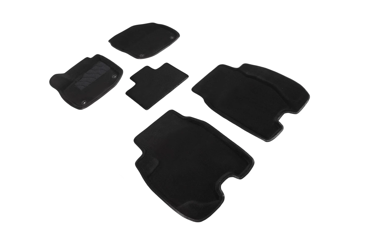 Коврики 3D ВОРС в салон для Honda Civic IX Черный