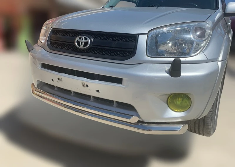 Защита переднего бампера двойная d60/42 мм для Toyota RAV4 II (XA20)  Юко TRAV.00.03
