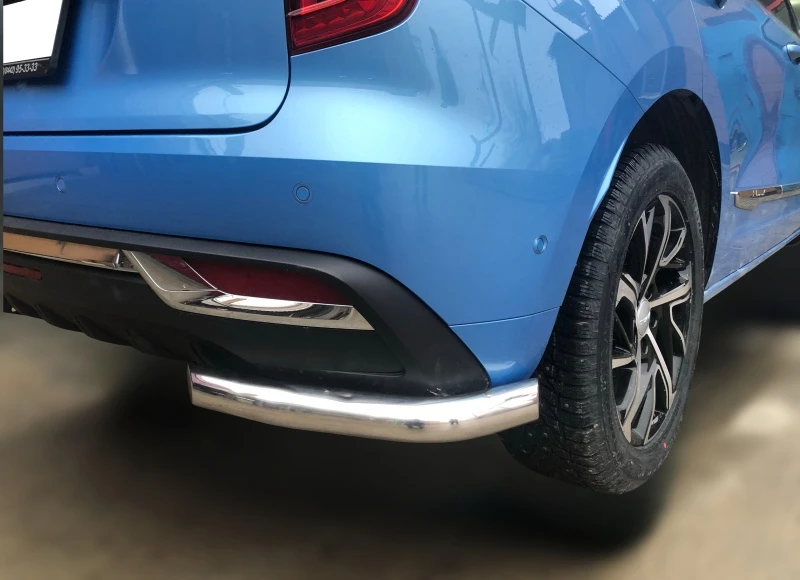 Защита заднего бампера угловая d60 мм для Haval Jolion I  Юко HVJ.21.18