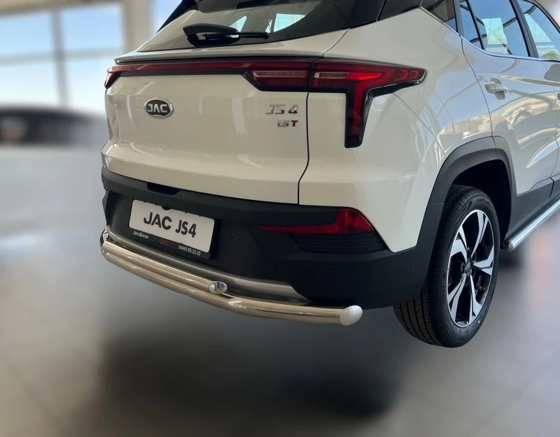 Защита заднего бампера двойная d60/42 мм для JAC JS4 I  Юко JAC.JS4.22.16