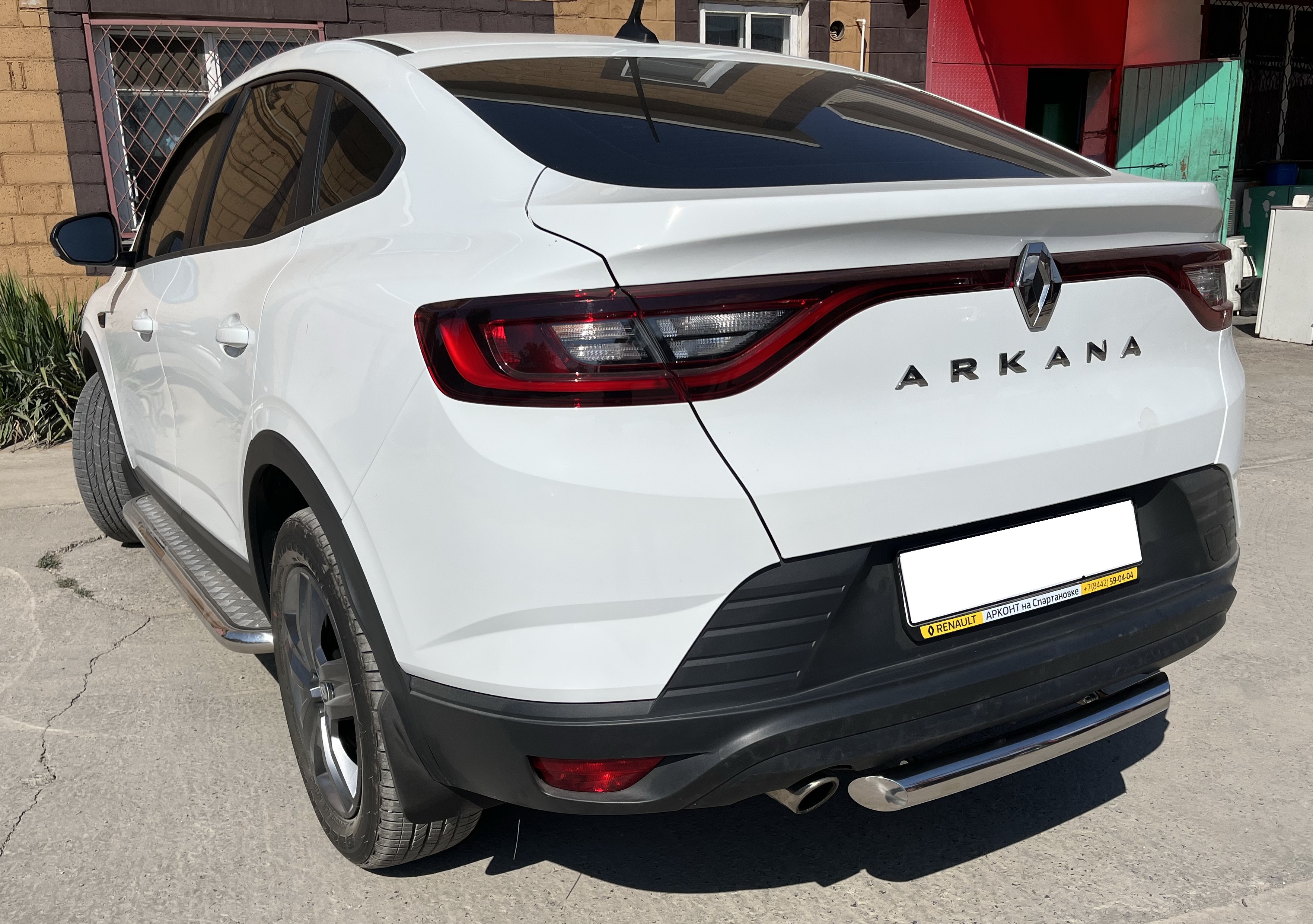 Защита заднего бампера d60 мм для Renault Arkana I