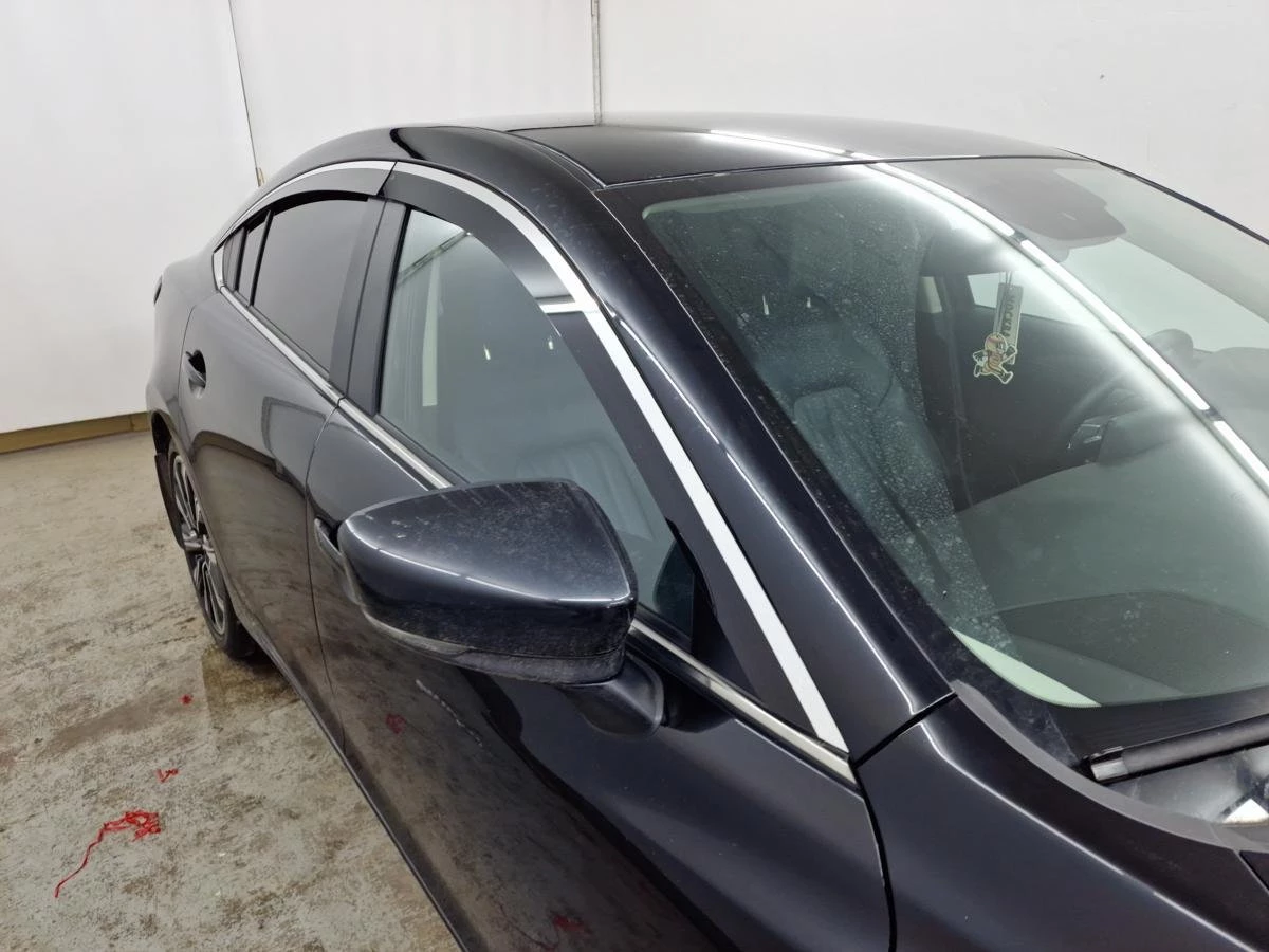 Дефлекторы окон 2D с хром накладками 6 шт. для Mazda 6 III (GJ) Рестайлинг