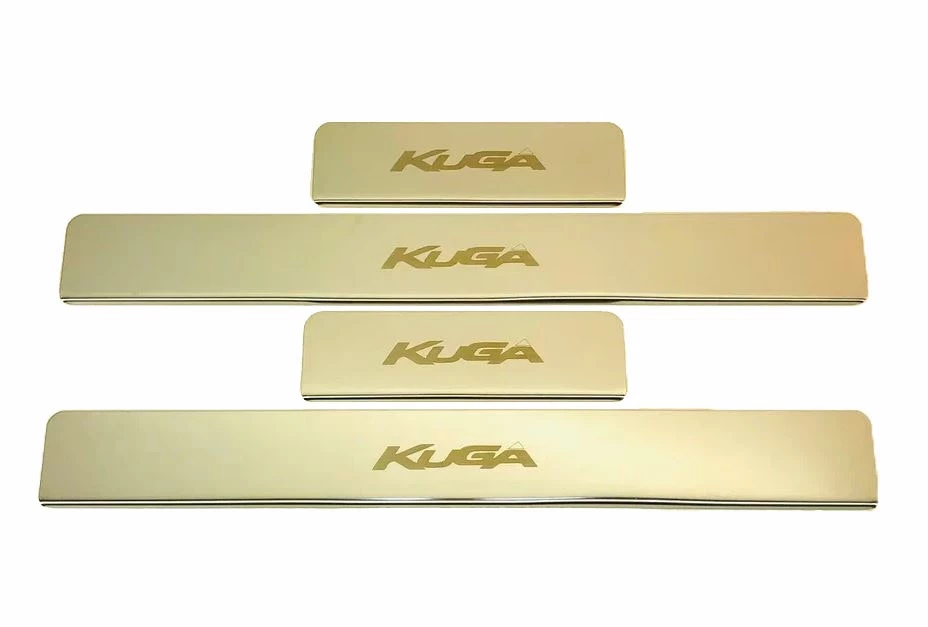 Накладки на пороги из нержавеющей стали 4шт. для Ford Kuga II Рестайлинг