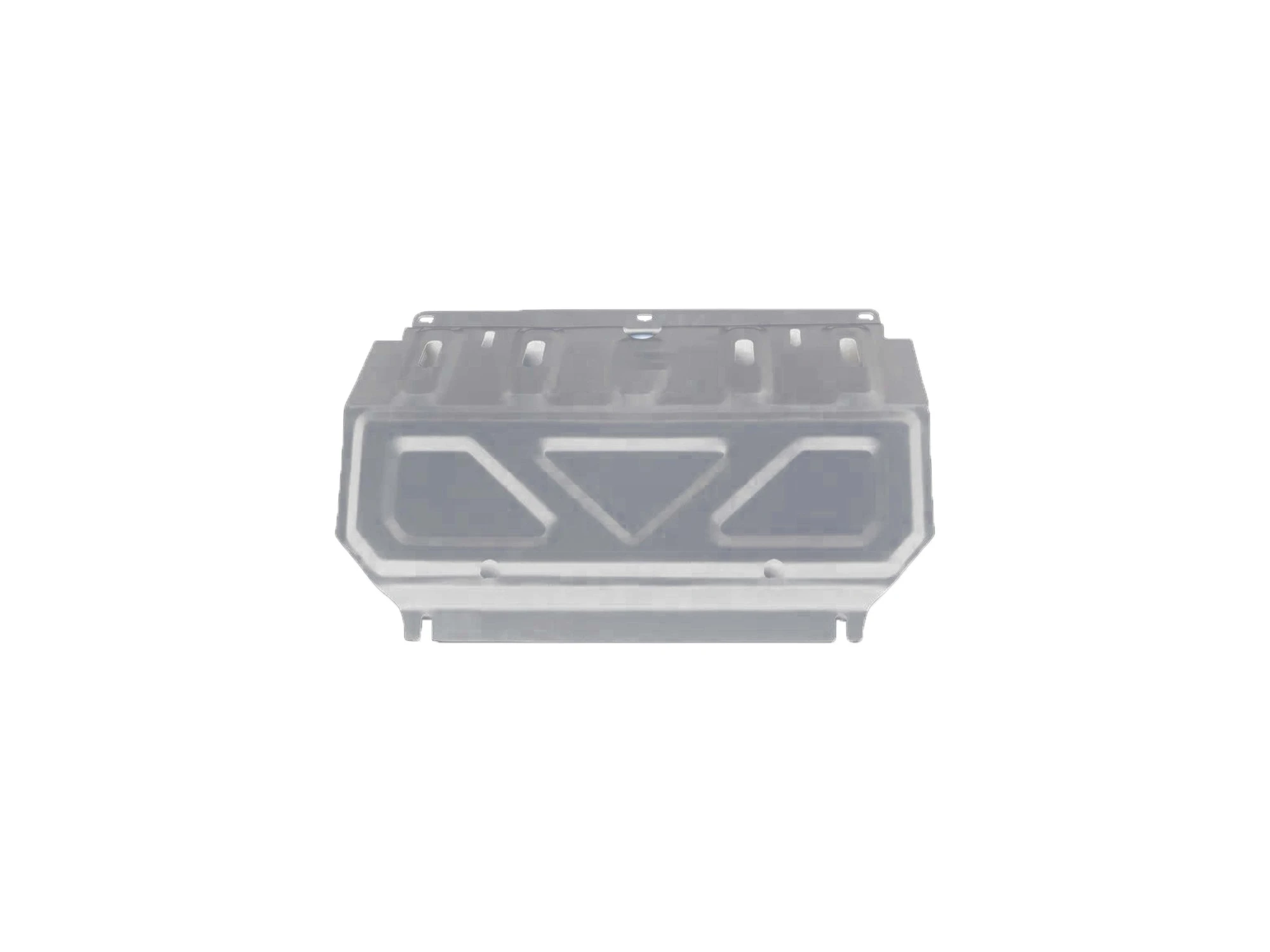 Защита радиатора для Mitsubishi L200 IV Рестайлинг  Alfeco ALF14081AL4