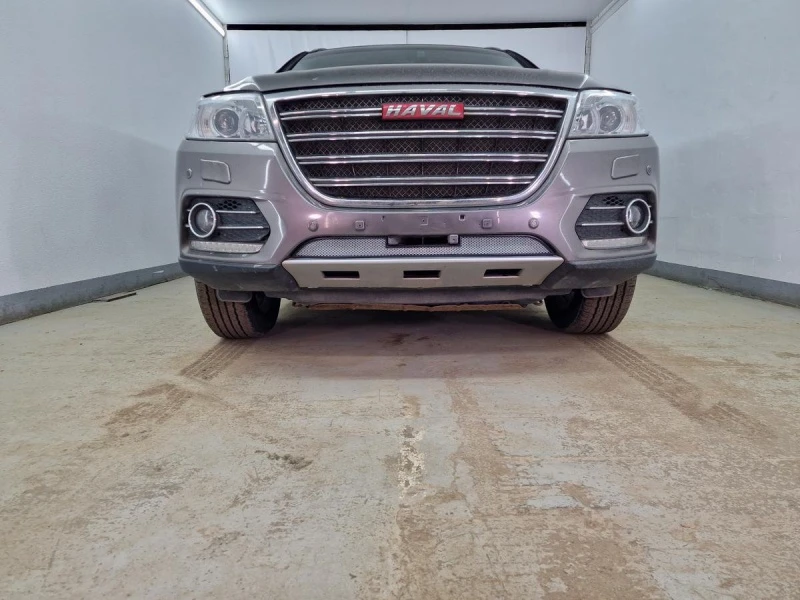 Защитная сетка радиатора низ для Haval H6 Хром Стрелка 11 HAVH6.chrome