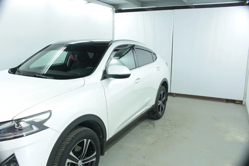 Дефлекторы окон 2D 6 шт для Haval F7x I Черные Стрелка 11 2D025-6.S11