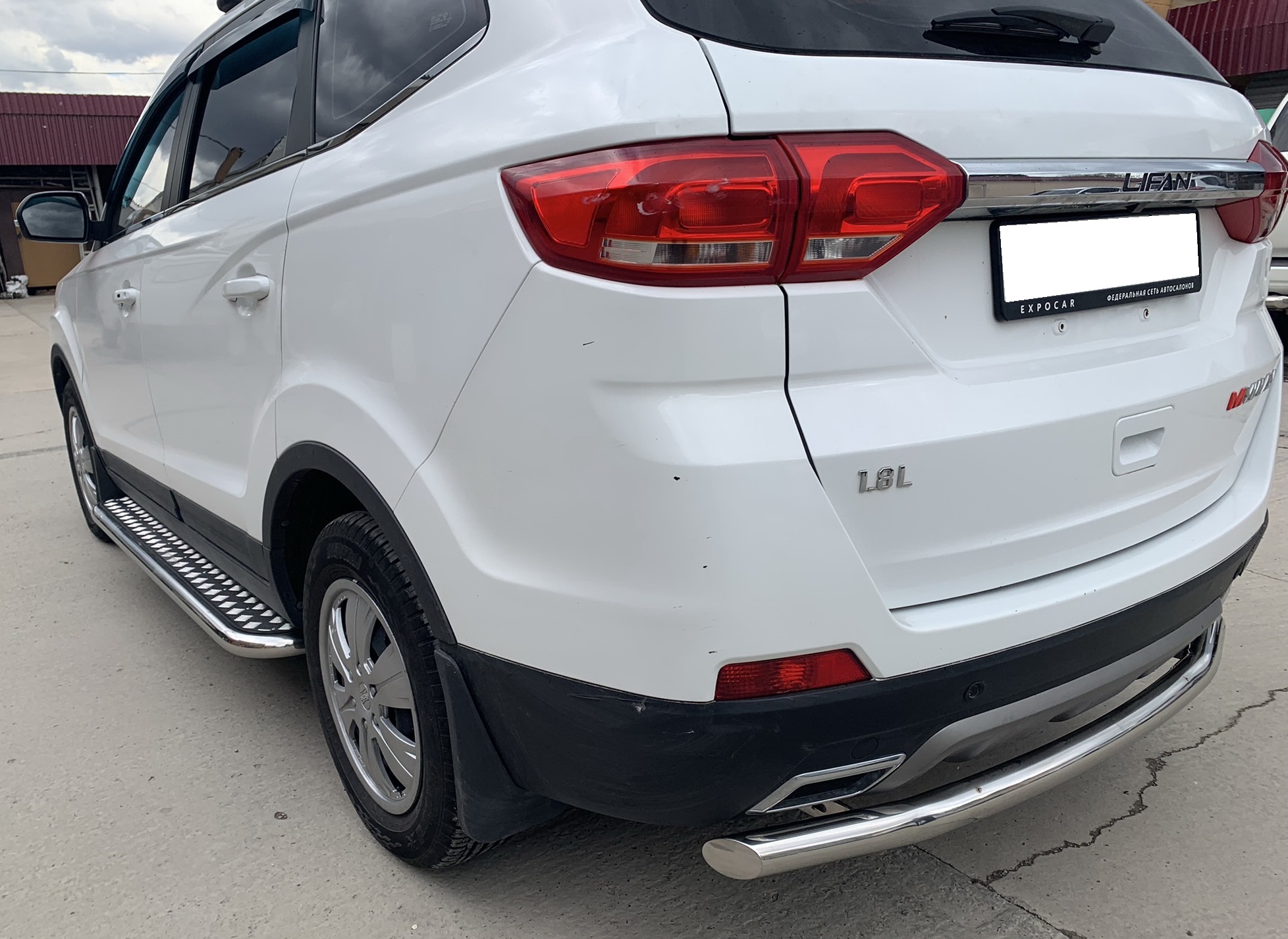 Защита заднего бампера d60 мм для Lifan Myway