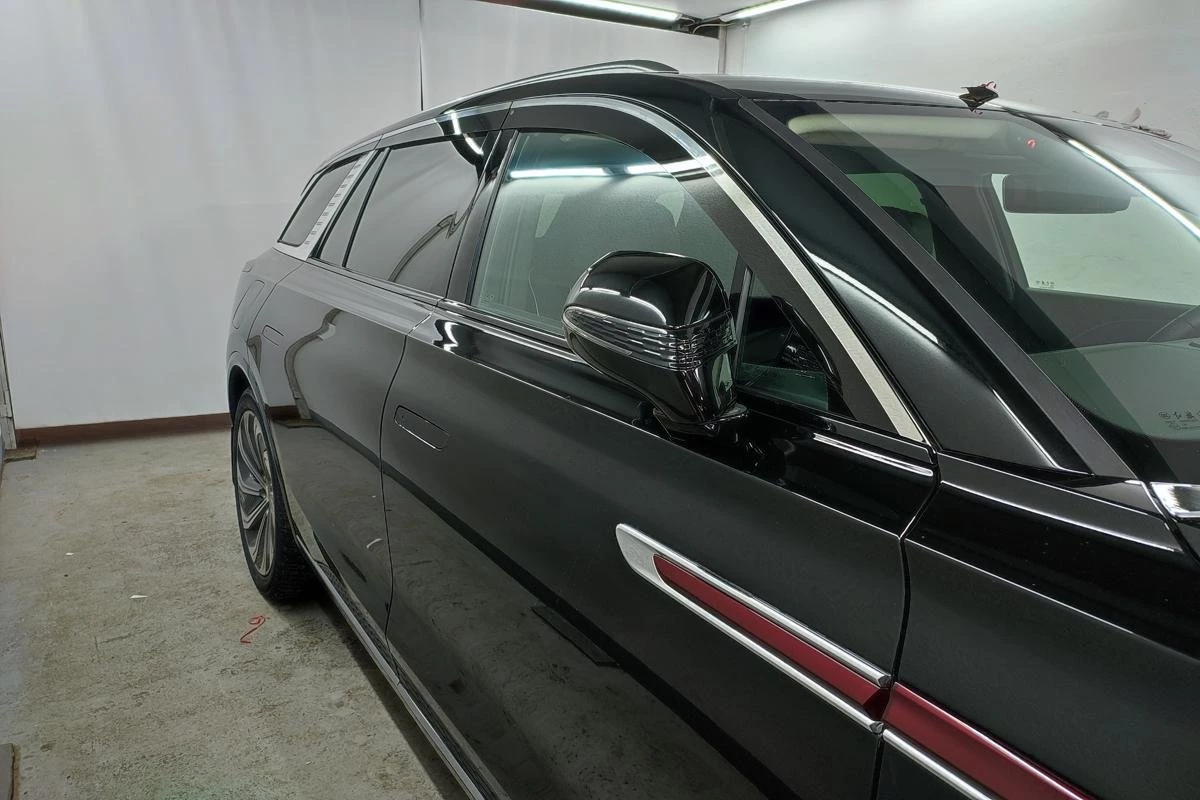 Дефлекторы окон с хром накладками 2D 6 шт для Hongqi E-HS9