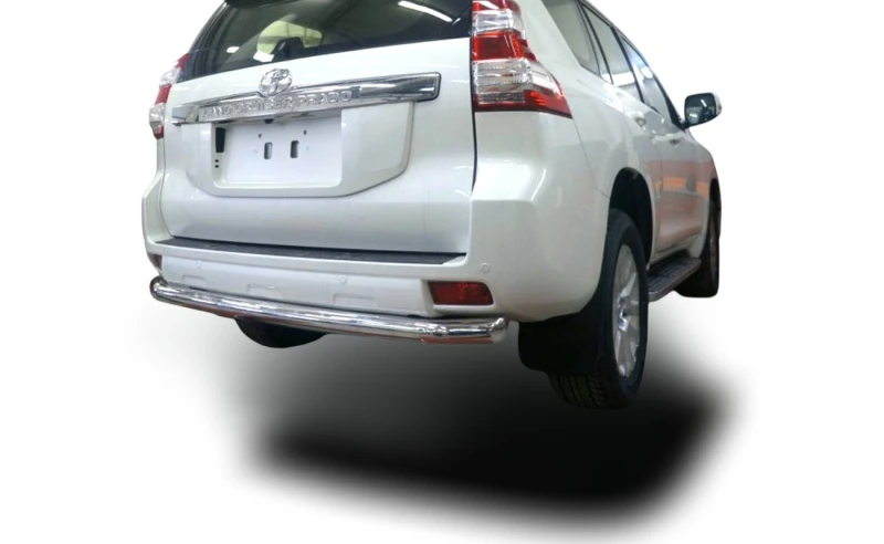 Защита заднего бампера d76 мм для Toyota Land Cruiser Prado 150 Series Рестайлинг 2  Юко TLCP150.17.12
