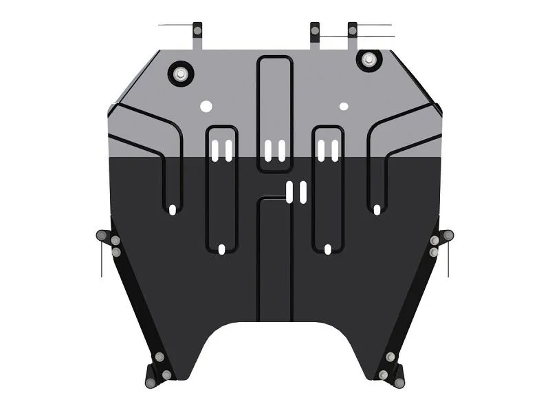 Защита картера и КПП для Mitsubishi Eclipse Cross I Рестайлинг