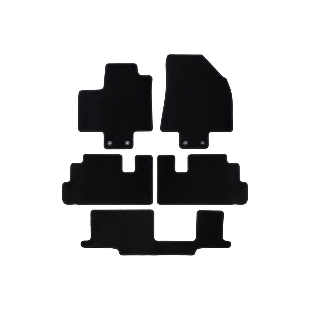 Коврики в салон Klever Econom 5шт для Nissan Pathfinder V Черный