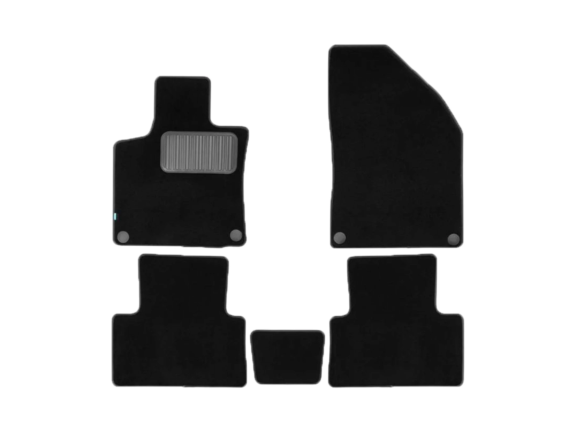 Коврики в салон текстиль Klever Premium 5 шт для Belgee X50 I Черный Klever KLEVER05.A58983.110kh