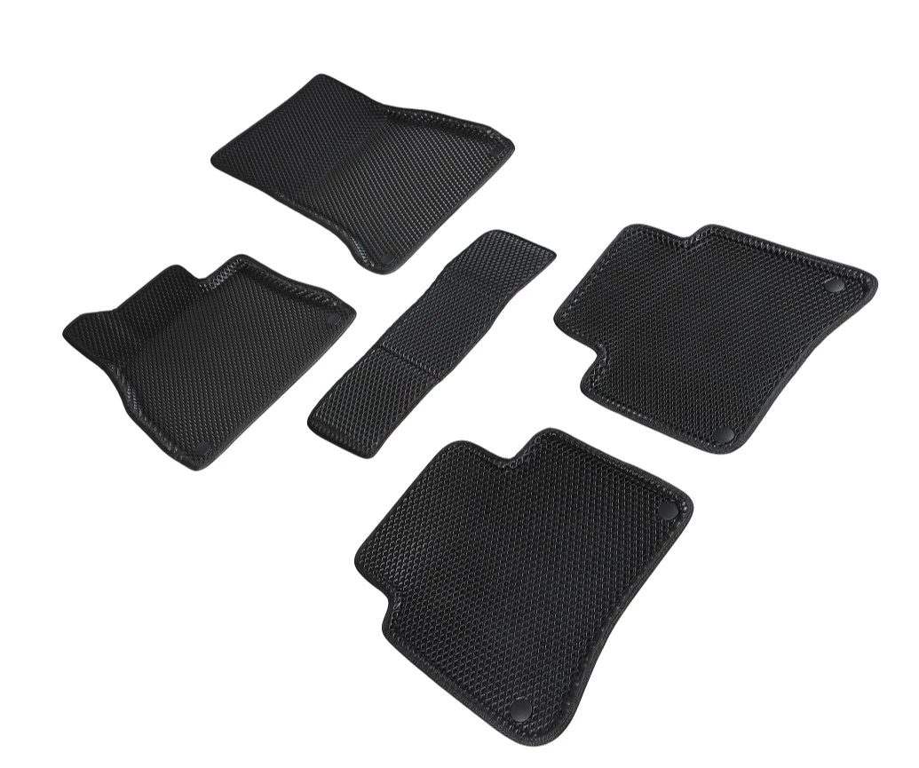 Коврики 3D EVA "РОМБ" для салона для Mercedes-Benz S-Класс AMG III (W222, C217) Рестайлинг Черный