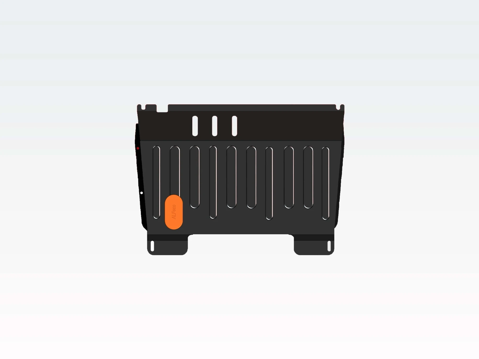 Защита картера и КПП для Suzuki Wagon R II Черный Alfeco ALF2313ST