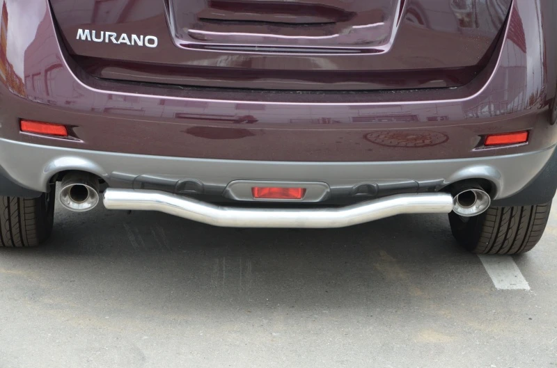 Защита заднего бампера d60 мм для Nissan Murano II (Z51) Рестайлинг  Юко NMU.09.13