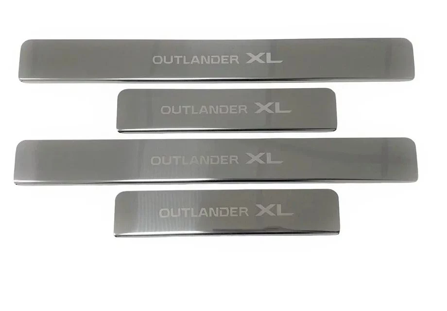Накладки на пороги из нержавеющей стали 4шт. для Mitsubishi Outlander II