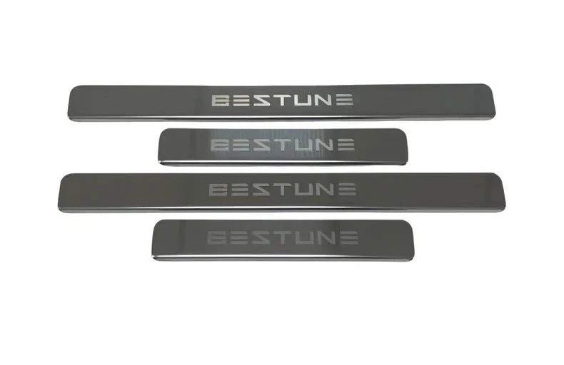 Накладки на пороги из нержавеющей стали 4шт. для FAW Bestune T99 I Рестайлинг