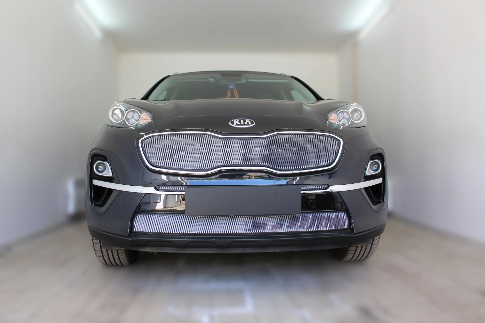 Комплект сеток chrome верх, низ, центр для Kia Sportage IV Рестайлинг