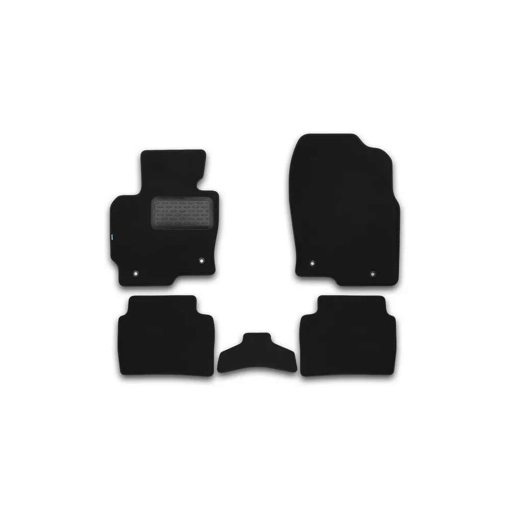 Коврики в салон Klever Premium 5шт для Mitsubishi Outlander III Рестайлинг 3 Черный