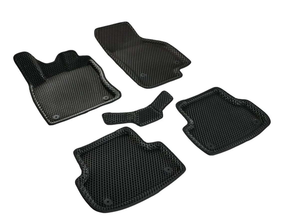 Коврики 3D EVA "РОМБ" для салона для Audi A3 III (8V) Рестайлинг Черный