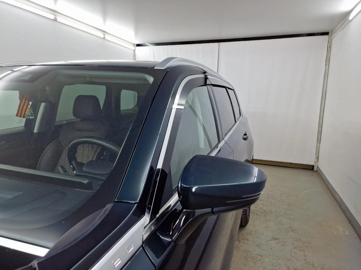 Дефлекторы окон 2D с хром накладками 6 шт. для EXEED VX I Рестайлинг