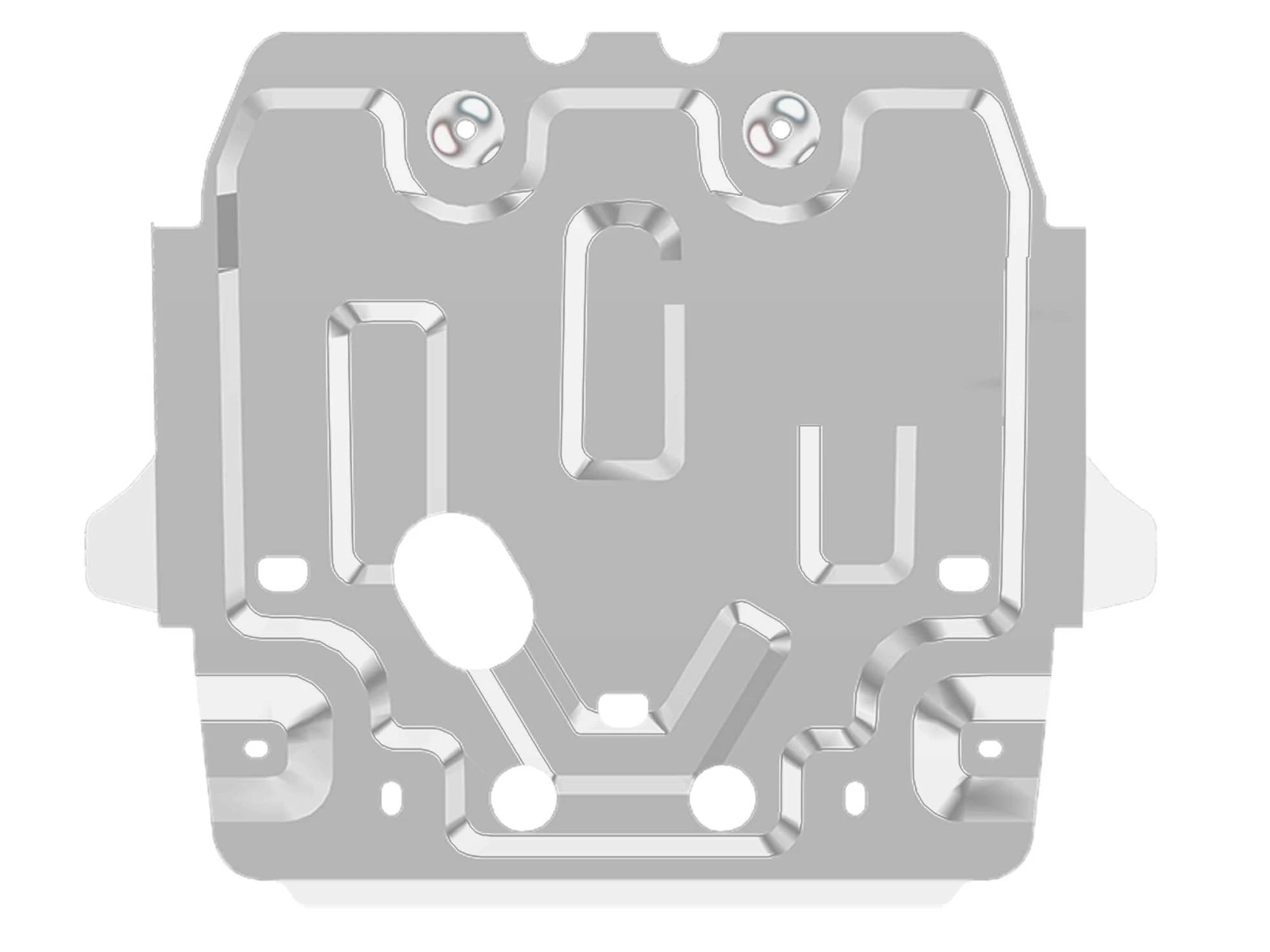 Защита картера для Toyota Land Cruiser Prado 150 Series Рестайлинг 3  Alfeco ALF2441AL