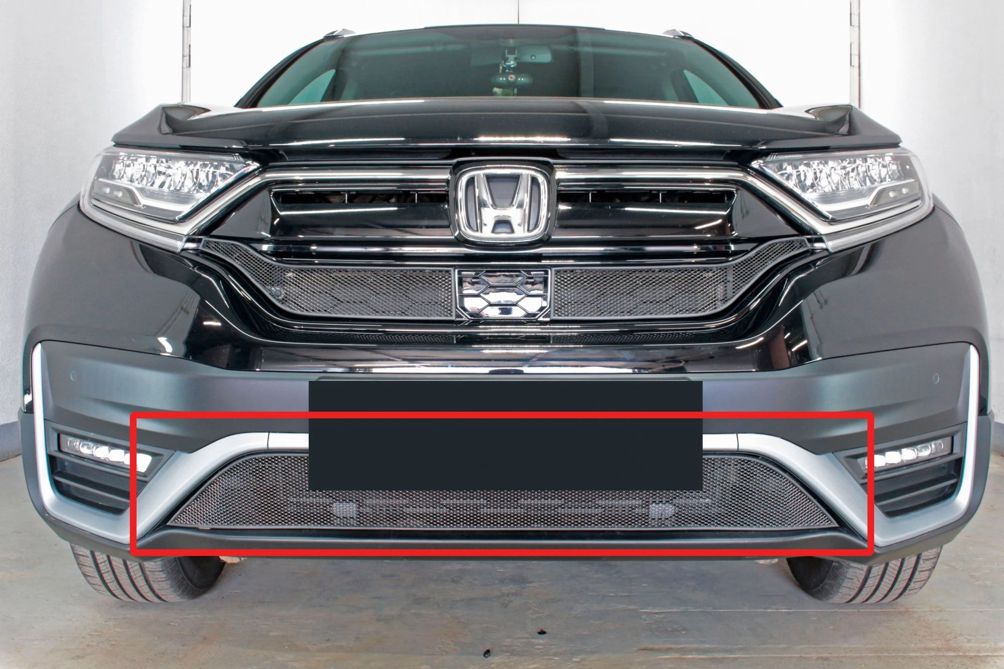 Защитная сетка радиатора низ для Honda CR-V V Рестайлинг Черный