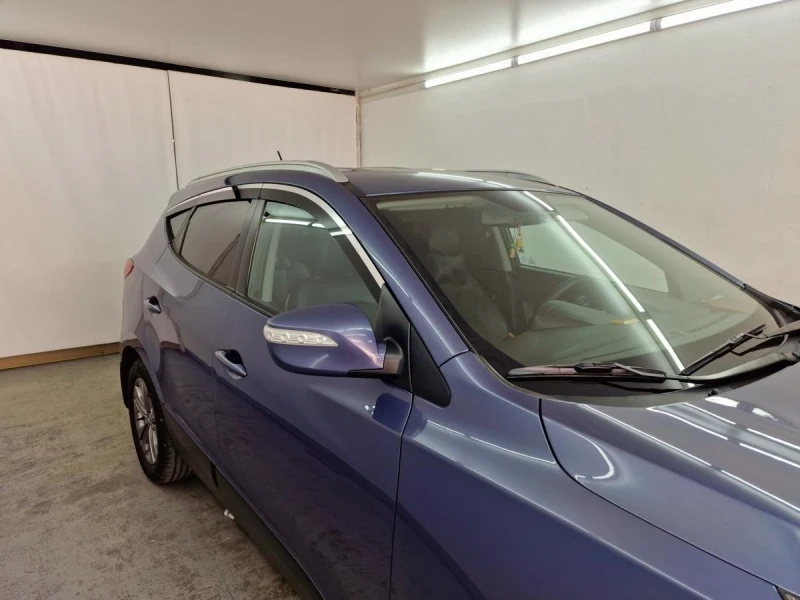 Дефлекторы окон 2D с хром накладками 6 шт. для Hyundai ix35 I Рестайлинг Хром Стрелка 11 2D370-6C.S11