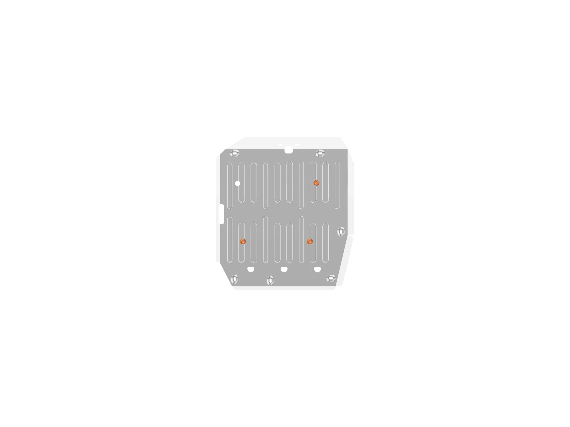 Защита топливного бака для MG RX5 II  Alfeco ALF6907AL
