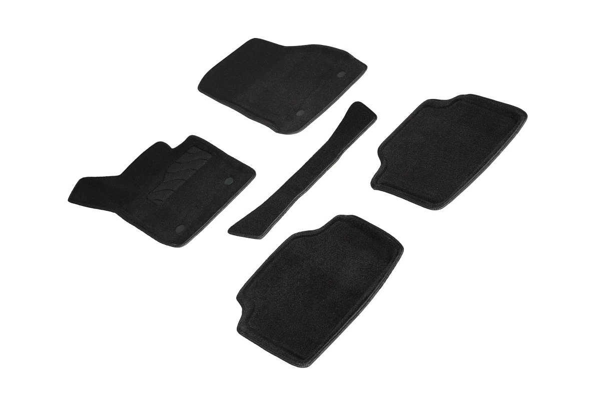 Коврики 3D ВОРС в салон для BMW 3 серии VI (F3x) Рестайлинг Черный