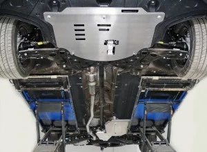 Защиты комплект (картер и КПП, заднего редуктора, бак) для Hyundai Palisade I Рестайлинг  ТСС ZKTCC00485K