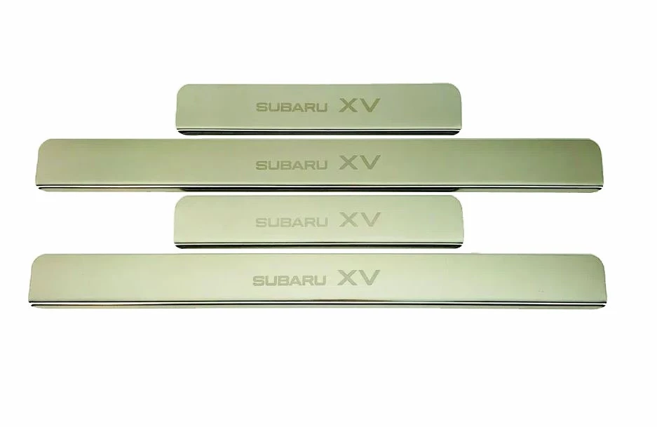 Накладки на пороги из нержавеющей стали 4шт. для Subaru XV II Рестайлинг